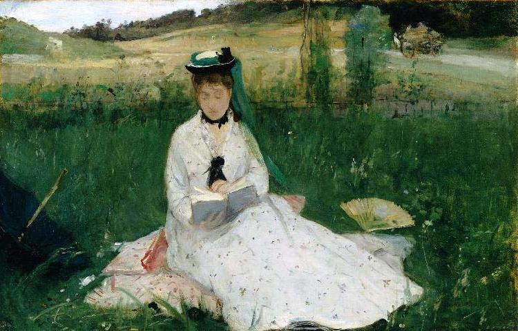 Berthe Morisot Reading, Germany oil painting art